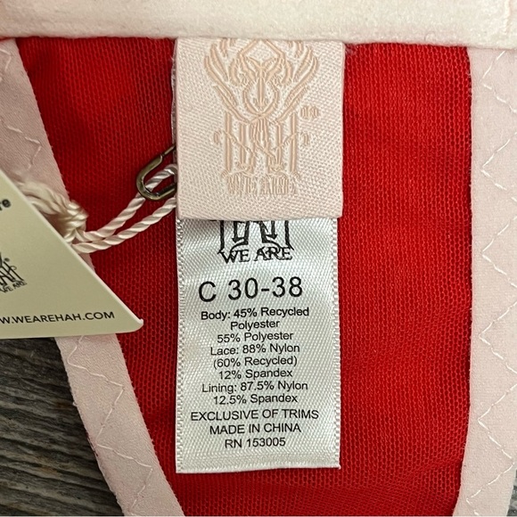 NWT Free People X HAH Bra + Panty Set  After Hours Bra 30-38C Fly Girl Panty S - Picture 14 of 16